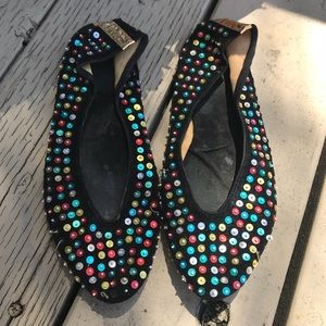 👩🏼‍🎤Vintage Sequined Flats👨🏼‍🎤